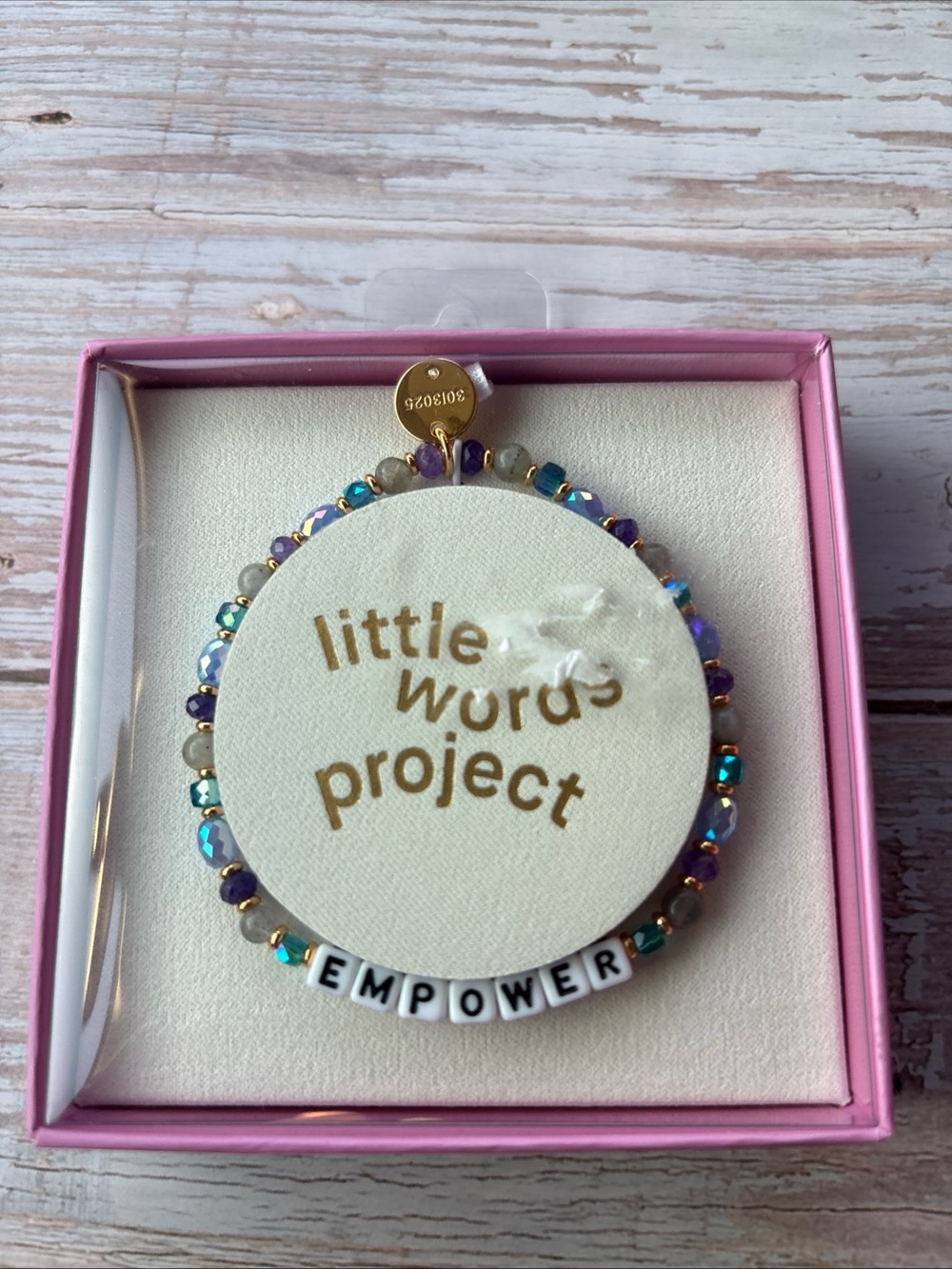 Little Words Project ‘Empower' Beaded Bracelet